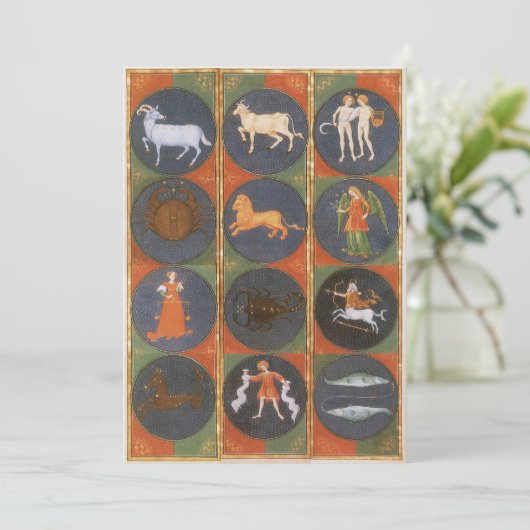 Celestial, Astrological Zodiac Chart, 1475 (Staand voorkant)