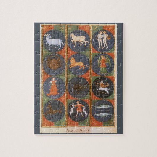  Celestial, Astrological Zodiac Chart, 1475 Legpuzzel (Verticaal)