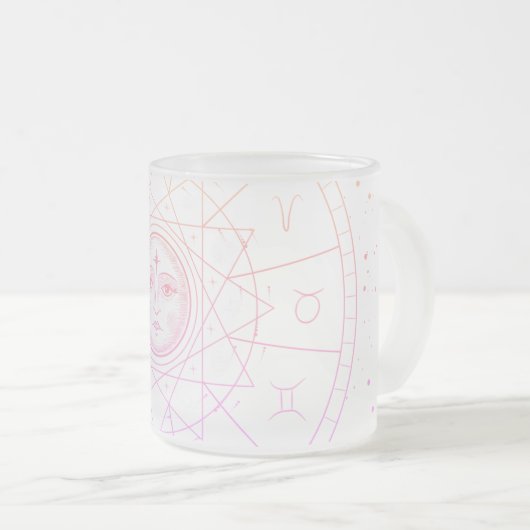 Celestial Astrology Horoscope Matglas Koffiemok (Voorkant rechts)