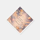 Celestial Astronaut Neutral Space Baby Shower Servet (Hoek)