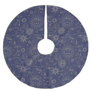 Celestial Astronomy Pattern Kerstboom Rok