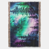 Celestial Aurora Borealis noordelijk licht Deken (Voorkant Verticaal)