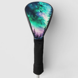 Celestial Aurora Borealis noordelijk licht Golfheadcover