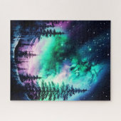 Celestial Aurora Borealis noordelijk licht Legpuzzel (Horizontaal)