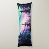 Celestial Aurora Borealis noordelijk licht Lichaamskussen (Achterkant (Verticaal))