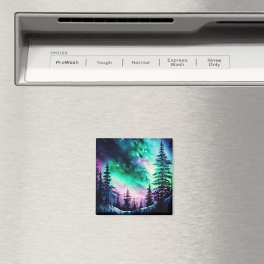 Celestial Aurora Borealis noordelijk licht Magneet (Insitu (Vaatwasser))