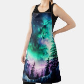 Celestial Aurora Borealis noordelijk licht Schort (Insitu)