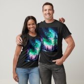 Celestial Aurora Borealis noordelijk licht T-shirt (Unisex)