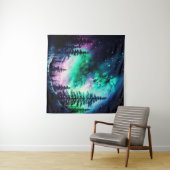 Celestial Aurora Borealis noordelijk licht Wandkleed (In Situ (horizontaal))