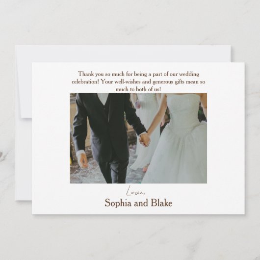 Celestial Aurora Borealis Noorderlicht Bruiloft Bedankkaart (Achterkant)