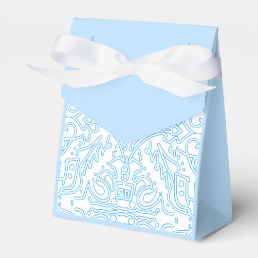 Celestial Azure Tide Bedankdoosjes (Voorkant Zijde)