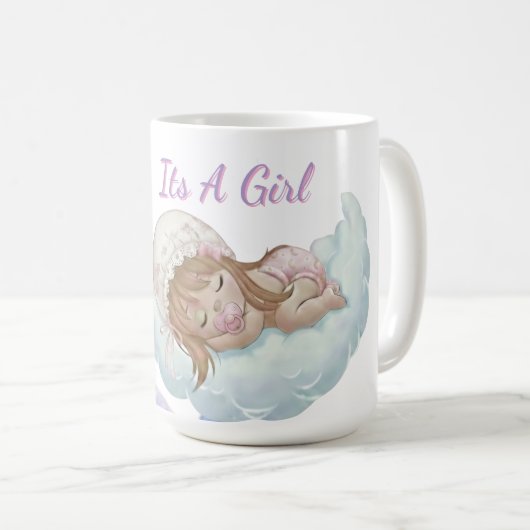 Celestial Baby shower Koffiemok (Voorkant rechts)