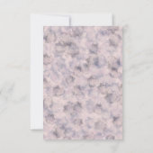 Celestial Baby shower Roze Waterverf Baby Meisje Bedankkaart (Achterkant)