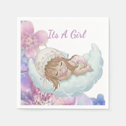 Celestial Baby shower  Servet (Voorkant)