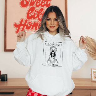 Celestial Bachelorette Bride Tarot Kaart Gepersona Hoodie