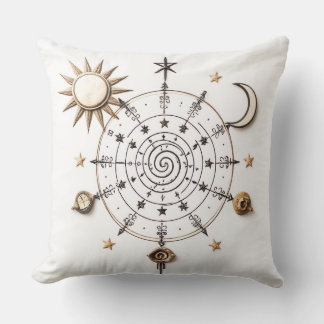 Celestial Balance Throw Pillow Kussen