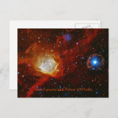Celestial Bauble - Nebula N90 en Pulsar SXP1062 Briefkaart (Voorkant / Achterkant)