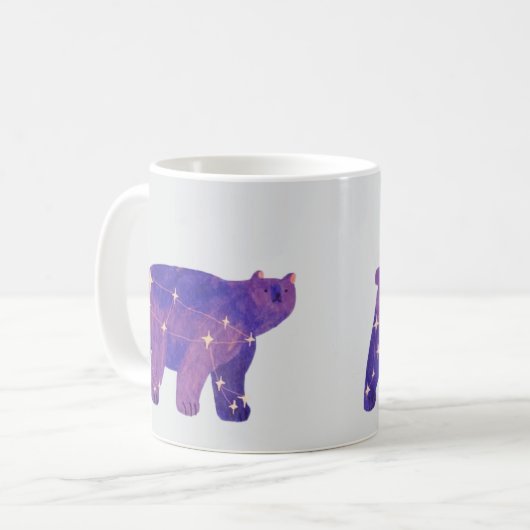 Celestial Bear Whimsical Mug (Devant gauche)