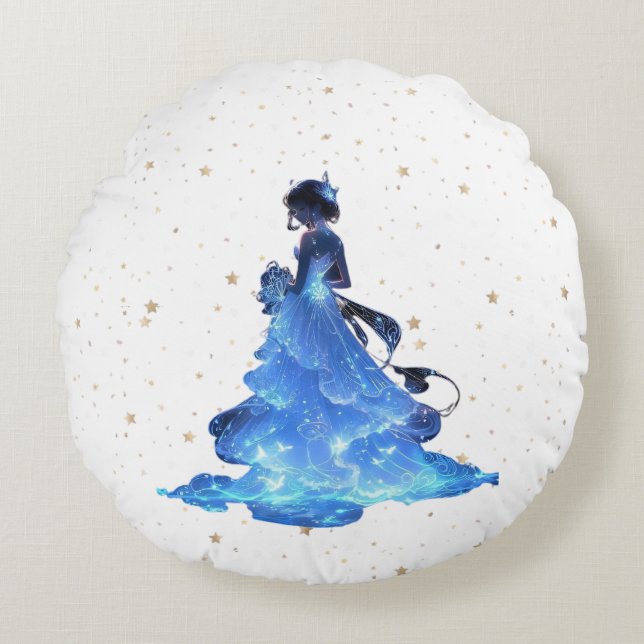 Celestial Beauty Pillow Rond Kussen (Voorkant)