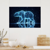Celestial Beer – Constellation Spirit Animal Poster (Keuken)