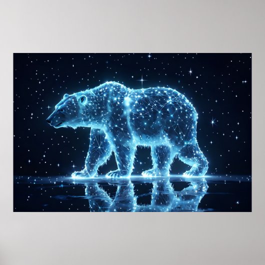 Celestial Beer – Constellation Spirit Animal Poster (Voorkant)