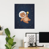 Celestial Beer Nursery Art Poster (Thuiskantoor)