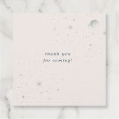 Celestial Beer Pastel Baby shower Bedankjes Labels (Achterkant)