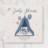 Celestial Beer Pastel Baby shower Bedankjes Labels (Voorkant)