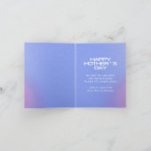 Celestial BESTE MAMMIE OOIT Moederdag Foto Feestdagen Kaart (Binnen)