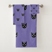 Celestial Black Cat Bad Handdoek (Insitu)