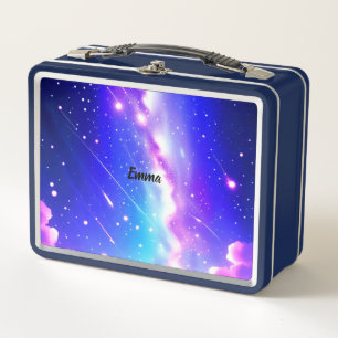 Celestial Blauw en Roze Galaxy Aangepaste Naam Scr