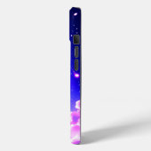 Celestial Blauw en Roze Galaxy Custom Case-Mate iPhone Case (Achterkant / Links)