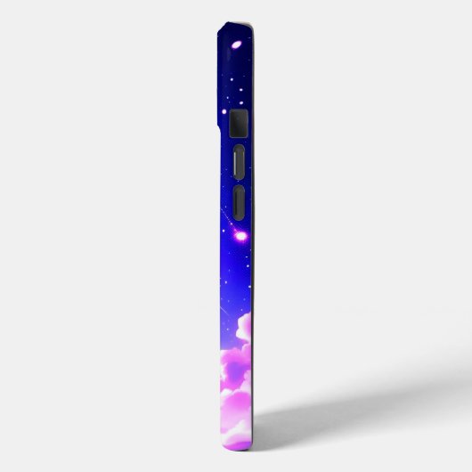 Celestial Blauw en Roze Galaxy Custom Case-Mate iPhone Case (Achterkant / Links)