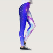 Celestial Blauw en Roze Galaxy Leggings (Rechts)