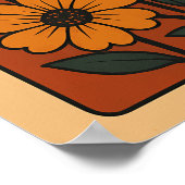 Celestial Bloom: Reaching for the Moon Poster (Hoek)