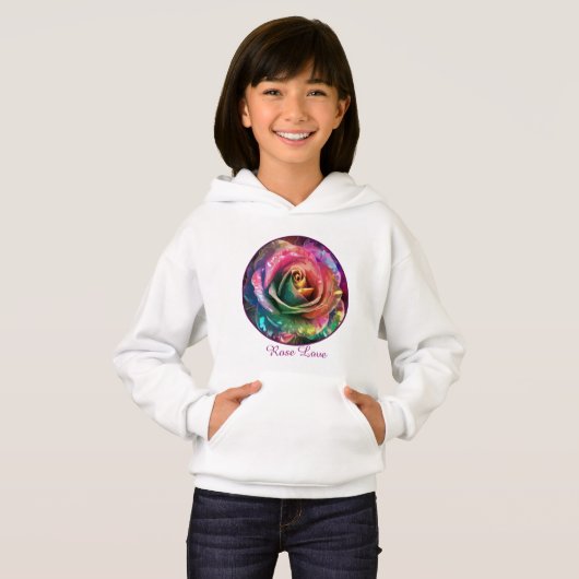 Celestial Blossom: Buitenaards Roos (Voorkant volledig)