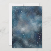 Celestial Blue Flower Moon Kaart (Achterkant)