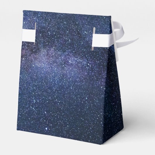 Celestial Blue Sterrennacht bruiloft dank u Bedankdoosjes (Achterkant)