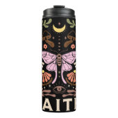 Celestial Boho Butterfly Faith Graphic Thermosbeker (Voorkant)