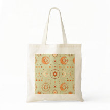 Celestial Boho Canvas tas | Zon- en maanpatroon