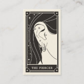 Celestial Boho Tarot piercing visitekaartje (Voorkant)