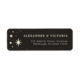 Celestial Boho Tarot Return Address Label