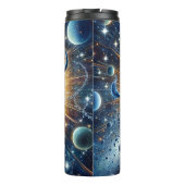 Celestial Bull: kosmische lading door de Melkweg Thermosbeker (Achterkant)