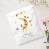 Celestial Bumblebee Moon Honey Baby shower Bedankzakje (Gezegeld)