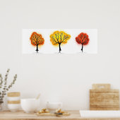 Celestial Canopy: Herfstgloed - Poster (Keuken)