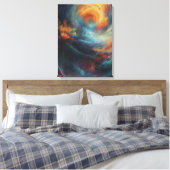 Celestial Canvas Prints - Een fusie van Surreal Re (Insitu (Slaapkamer))