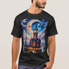 Celestial Castle en Moon Face T-shirt