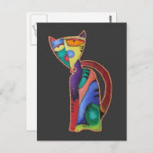 Celestial Cat Briefkaart (Voorkant / Achterkant)