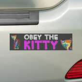 Celestial Cat Bumpersticker (Op auto)