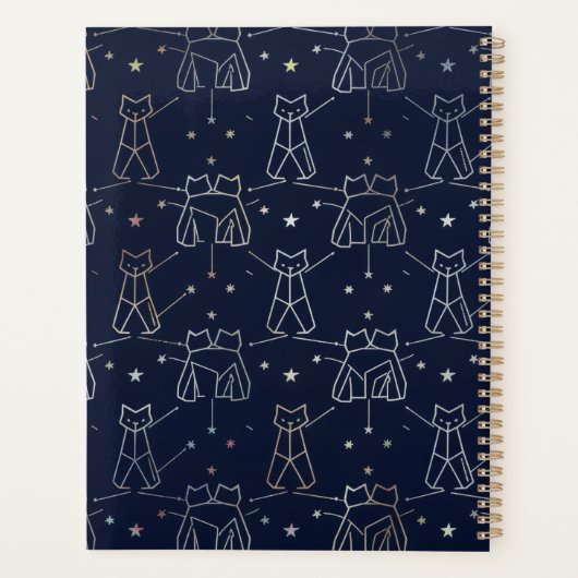 Celestial Cat Constellation Weekly Planner (Dos)
